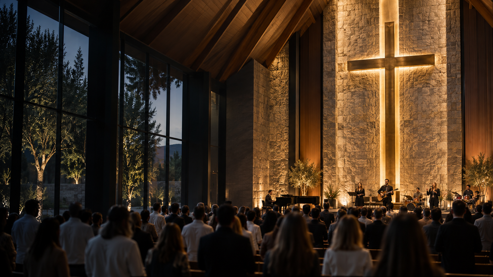 Illustrative worship photography